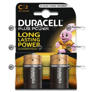 20 PILES DURACELL PLUS C